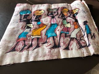 Quadro Batik Donne in Viaggio