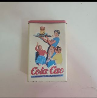 Bote metálico ColaCao antiguo