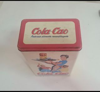 Bote metálico ColaCao antiguo