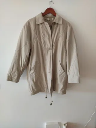 Parka señora beige