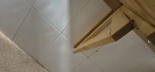 Mesa abatible cocina/estudio madera