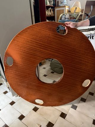 Tarima para estufa redonda