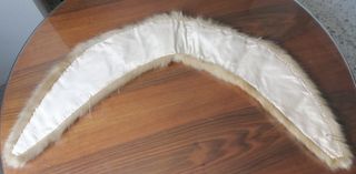 Elegante cuello de piel natural