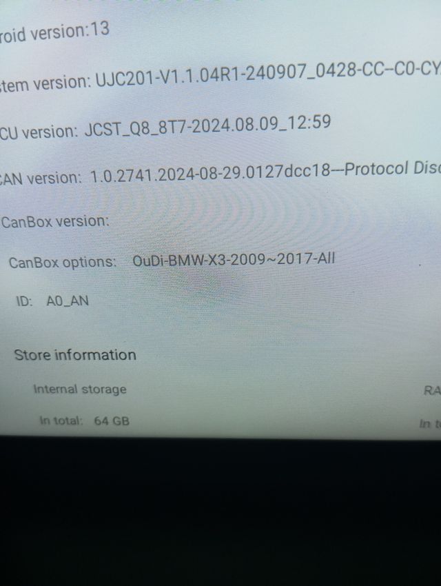 Pantalla Carplay android BMW X3 2006-2010