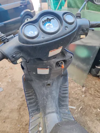Moto 50cc azul