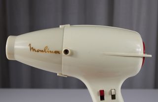 Asciugacapelli Moulinex Space Gun vintage anni '50