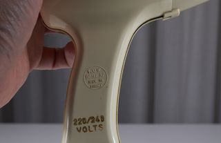 Asciugacapelli Moulinex Space Gun vintage anni '50