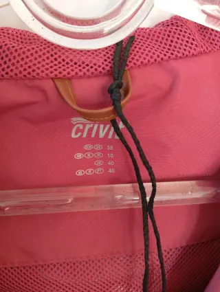 Chaqueta cortavientos Crivit rosa mujer