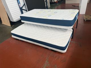 CAMA NIDO Y COLCHONES PIKOLIN VISCO 90x190