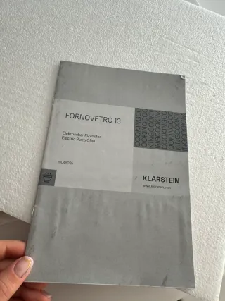 Horno Pizza Klarstein Fornovetro 13 - 1 Uso