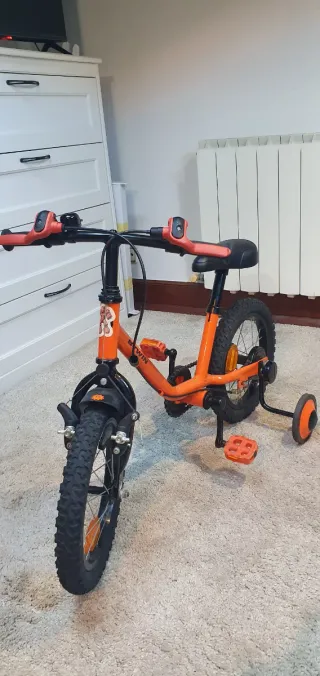 Bicicleta Infantil 14 B.Twin Naranja