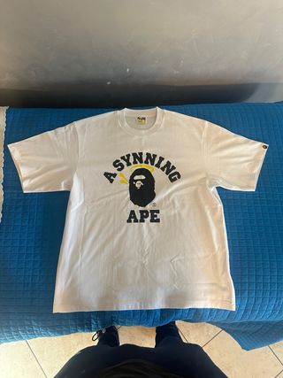 T-Shirt BAPE X Syna - Bianca