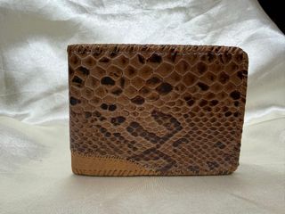 Cartera de hombre piel serpiente