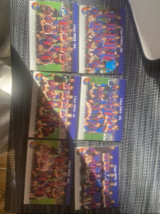 Cromos FC Barcelona Campions