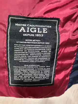 Abrigo Aigle azul talla S