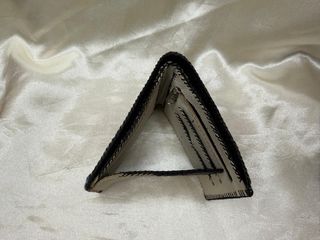 Cartera de cuero hombre bicolor