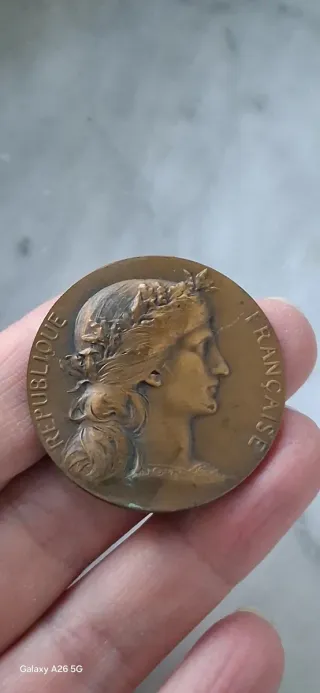 Medaglia vintage Republique Francaise