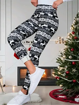 Mallas Leggings Navidad Térmicos Borreguit (TallaM
