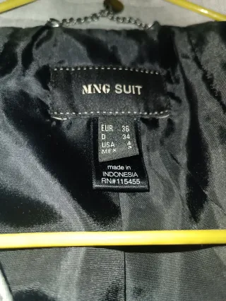 Chaqueta Mango Gris Talla S