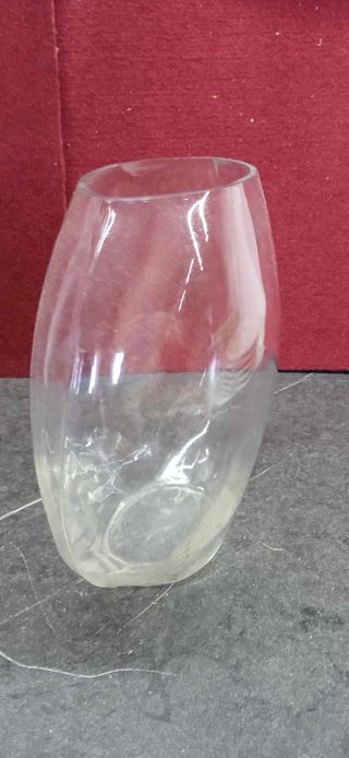 Vaso in vetro di Murano trasparente