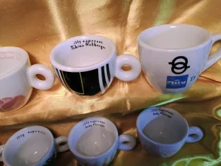 Tazzine Illy in Porcellana - Set 14 Illy