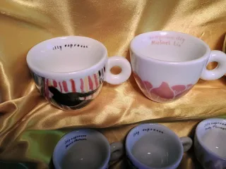 Tazzine Illy in Porcellana - Set 14 Illy