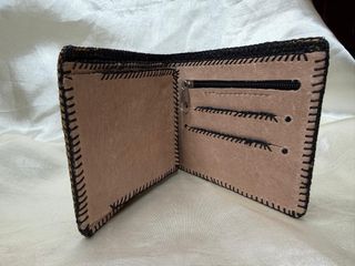 Cartera de cuero hombre bicolor