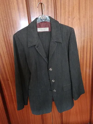 Traje Chaqueta Mujer MICHELE LARIVE Gris Talla L