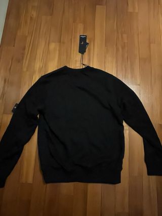 Felpa Girocollo Stone Island Nera