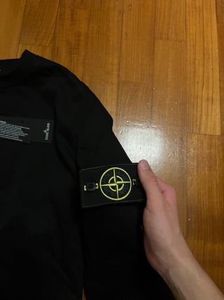 Felpa Girocollo Stone Island Nera