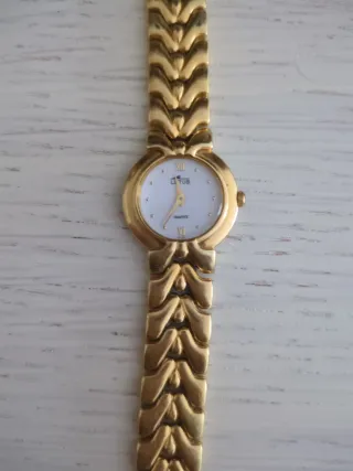 Orologio da donna Lotus dorato e bianco