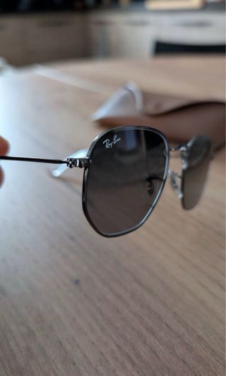 Gafas Ray Ban Hexagonales Marrón/Plata