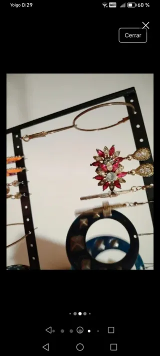 Pendientes largos fiesta plateados