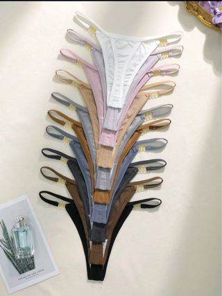 Pack 10 tangas talla única