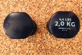 Pack 2 mancuernas de 2 kg de Decathlon