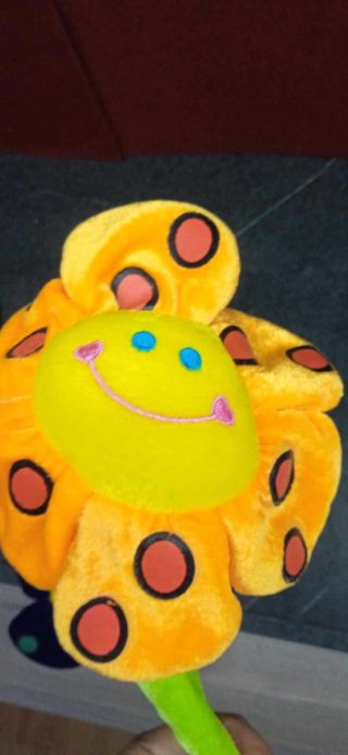 3 Fiori in stoffa decorativi