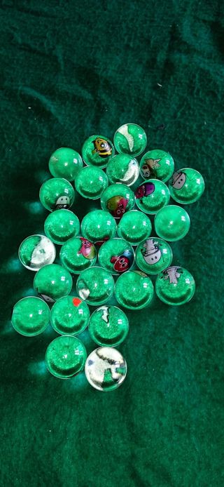 25 Biglie Vetro Grandi da Collezione