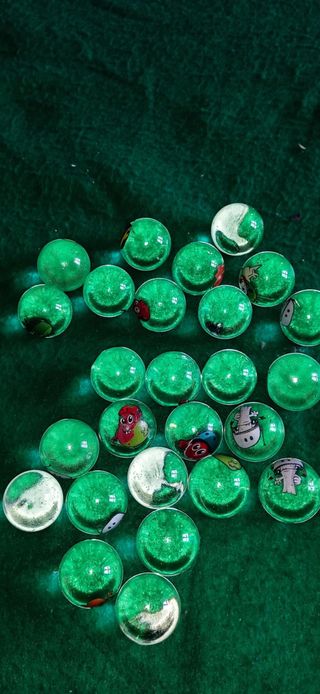 25 Biglie Vetro Grandi da Collezione