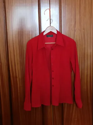 Blusa Laura Torrens Roja Talla S