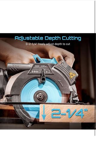 Sierra Circular Inalámbrica 165mm + Baterías