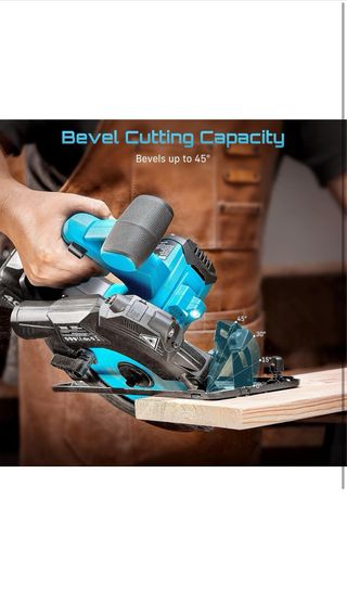 Sierra Circular Inalámbrica 165mm + Baterías