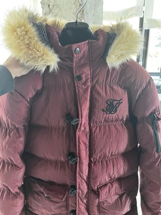 Abrigo Sik Silk Granate