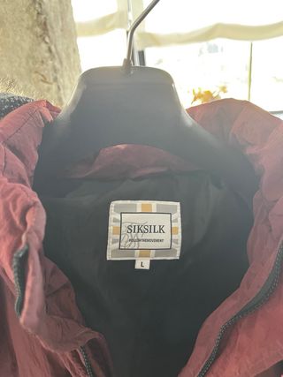 Abrigo Sik Silk Granate