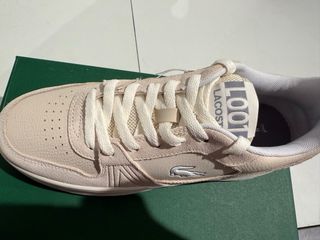Tenis Lacoste Beige y Blanco