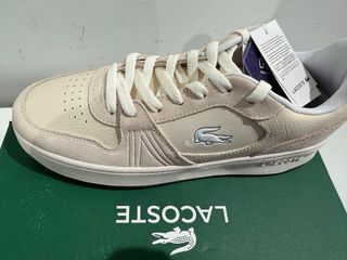 Tenis Lacoste Beige y Blanco