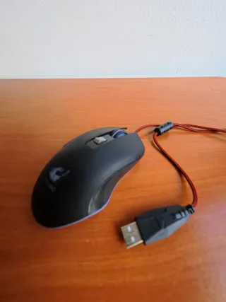 Mini Teclado Gamer y Ratón Gamer Redragon Negro