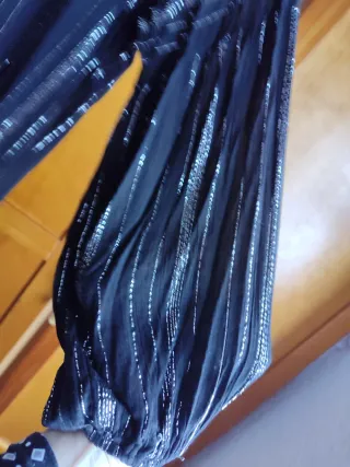 Vestido Zara cotillón plateado Talla M