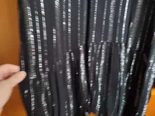 Vestido Zara cotillón plateado Talla M