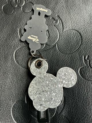 Mochila Desigual Mickey Mouse Negra y Plateada