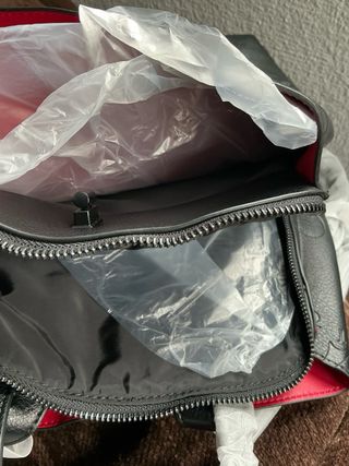 Mochila Desigual Mickey Mouse Negra y Plateada